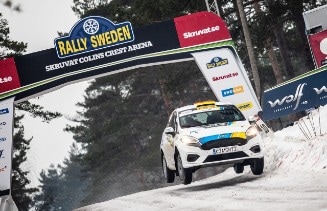 Ford bei der WM-Rallye Schweden